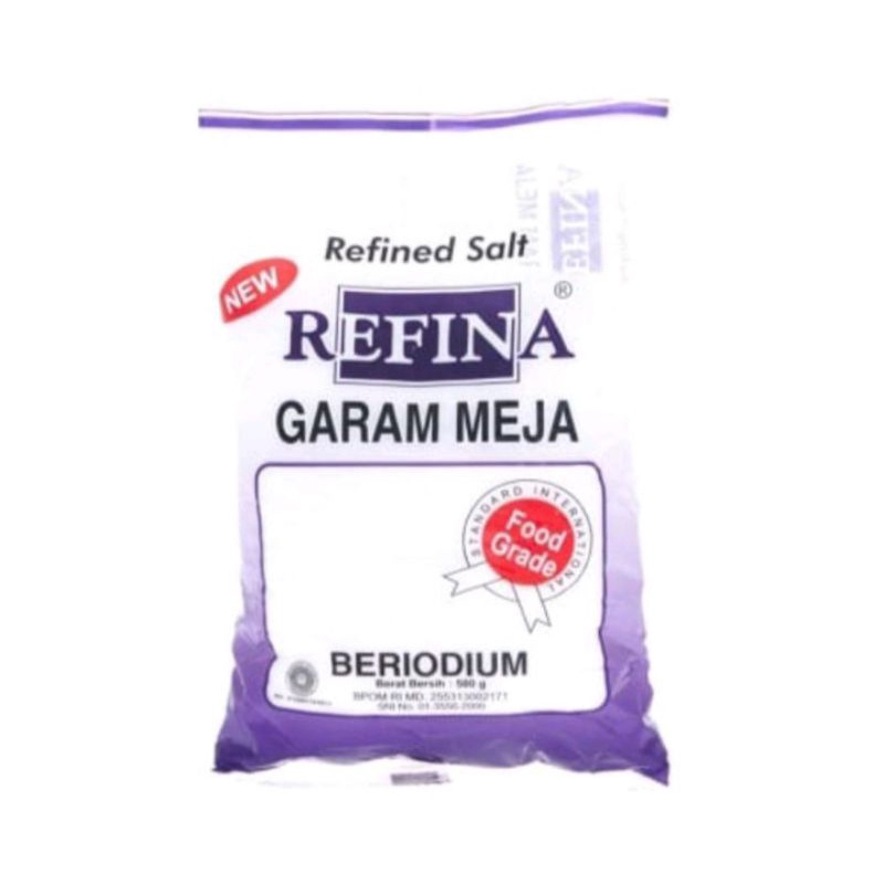 

Garam Refina Kemasan 250 gram