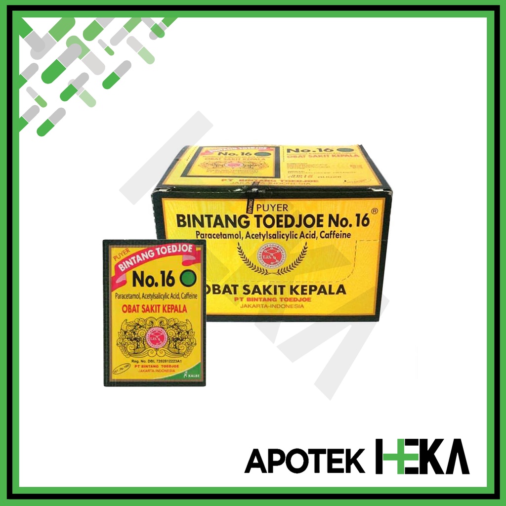 Puyer OSK Bintang 7 Toedjoe No. 16 Box isi 120 sachet - Sakit Kepala (SEMARANG)
