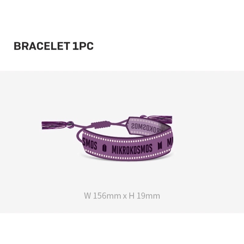 Bracelet Merch box 6 BTS membership official