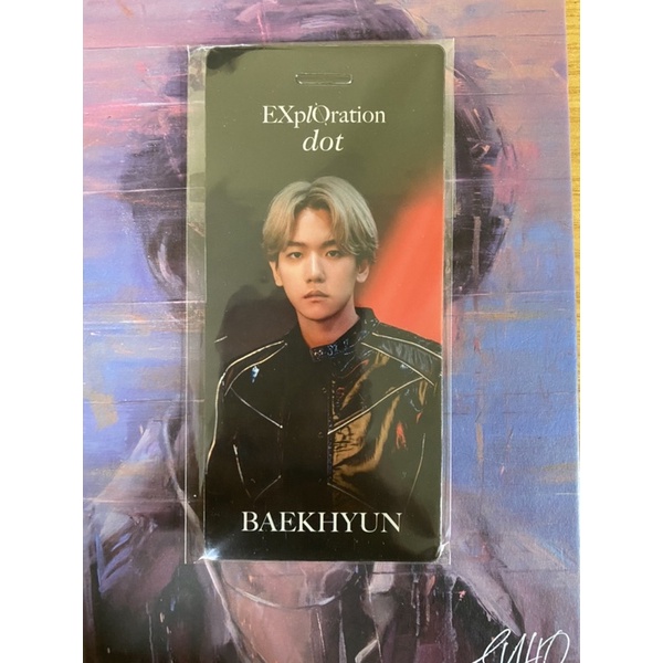 BAEKHUN EXPLORATION DOT TICKET HOLFER CARD ORIGINAL