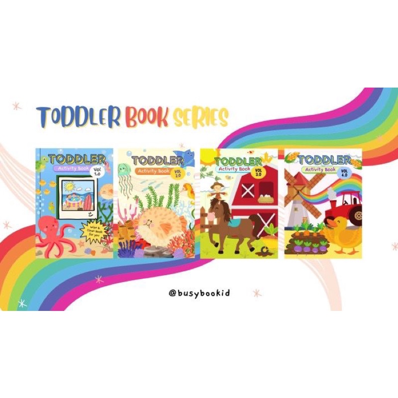 

TOODLER BOOK COLLECTION/WIPE AND CLEAN