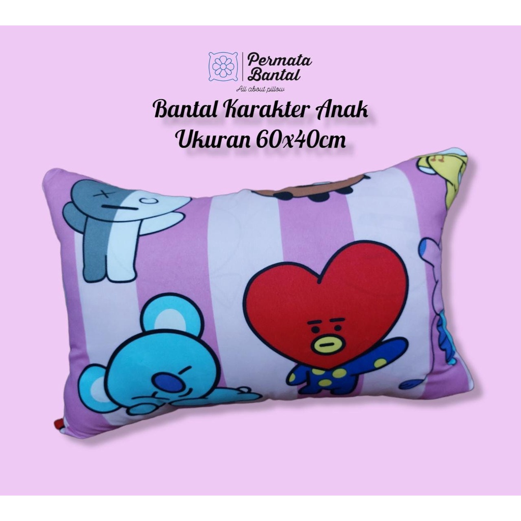 [PROMO] Bantal Karakter Anak ukuran 60x40 FULL SILIKON 500GRAM