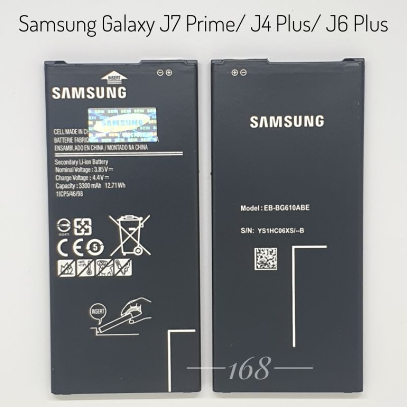 Baterai Batre Samsung Galaxy J7 Prime J4+ J6+ Batere Samsung J4 Plus J6 Plus G610 J610 J415 On 7 Prime G6100 On Nxt