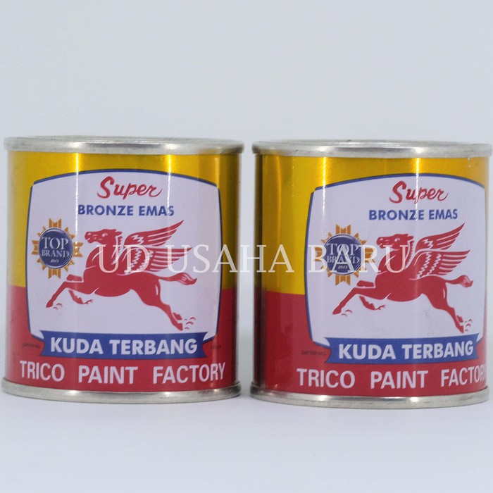 

Cat Minyak Kuda Terbang Emas (Gold) Kecil - Bukan Emco Glotex -