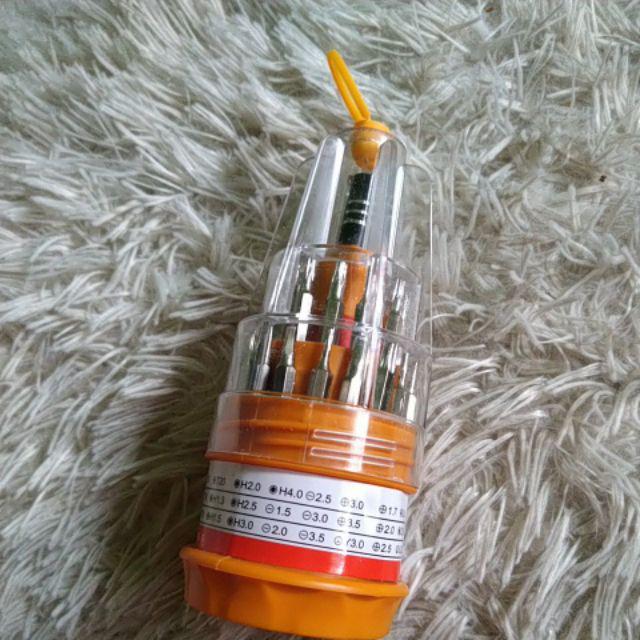 Obeng Set Multi 31 In 1 Screwdriver Handphone Elektronik Hp Laptop Pc Hp