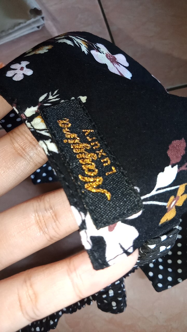 Grosir Masker Hijab Katun Jepang Motif Bunga Shabby