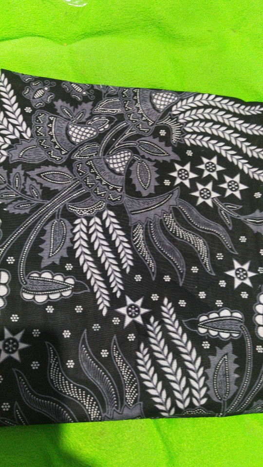 Cahaya Batik Hrb026 Kenongo Kemeja Tosca Panjang Pekalongan Padi M L Xl Sogan Kemeja Batik