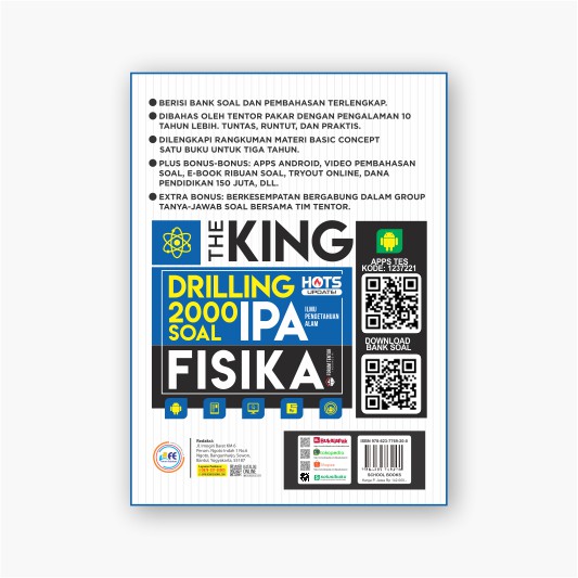 BUKU FISIKA SMP! THE KING DRILLING 2000 SOAL FISIKA SMP UNTUK KELAS VII, VIII, IX-2