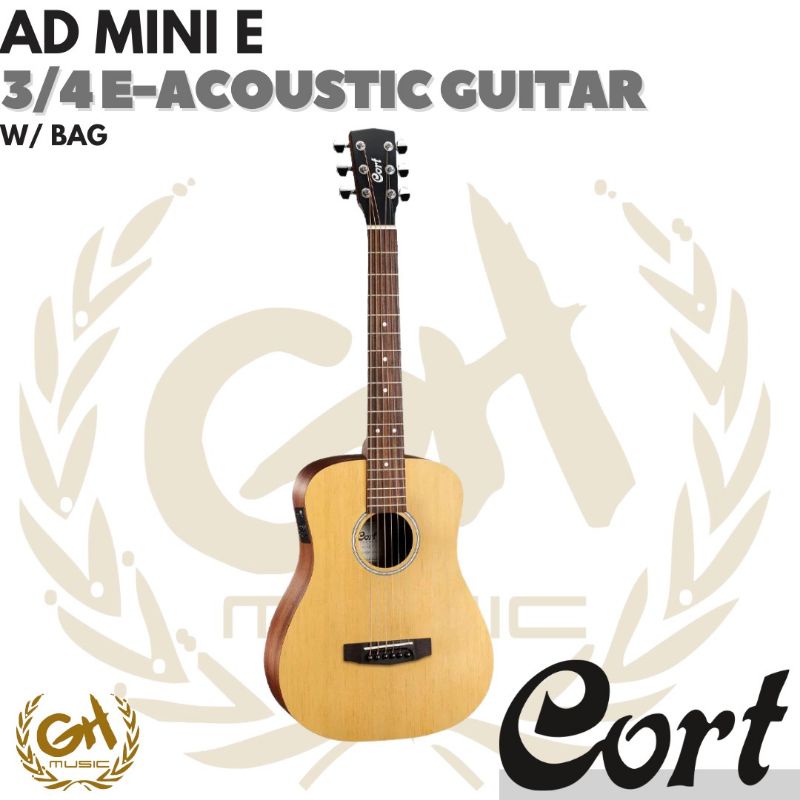 Cort AD MINI-E-OP Acoustic Guitar w/Bag
