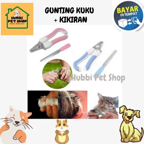 Gunting Kuku Kucing Anjing Gunting Kuku Hewan Pet Nail Clipper Stainless Steel