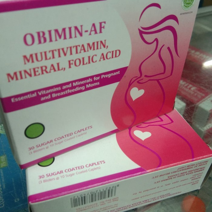 Ibu Hamil - Obimin Af Vitamin Bumil @Perbox