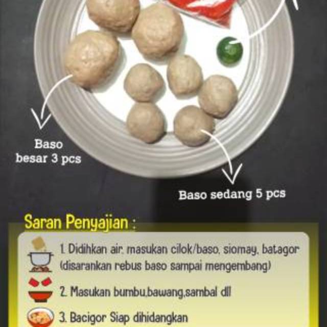 

Bakso pentol Mercon