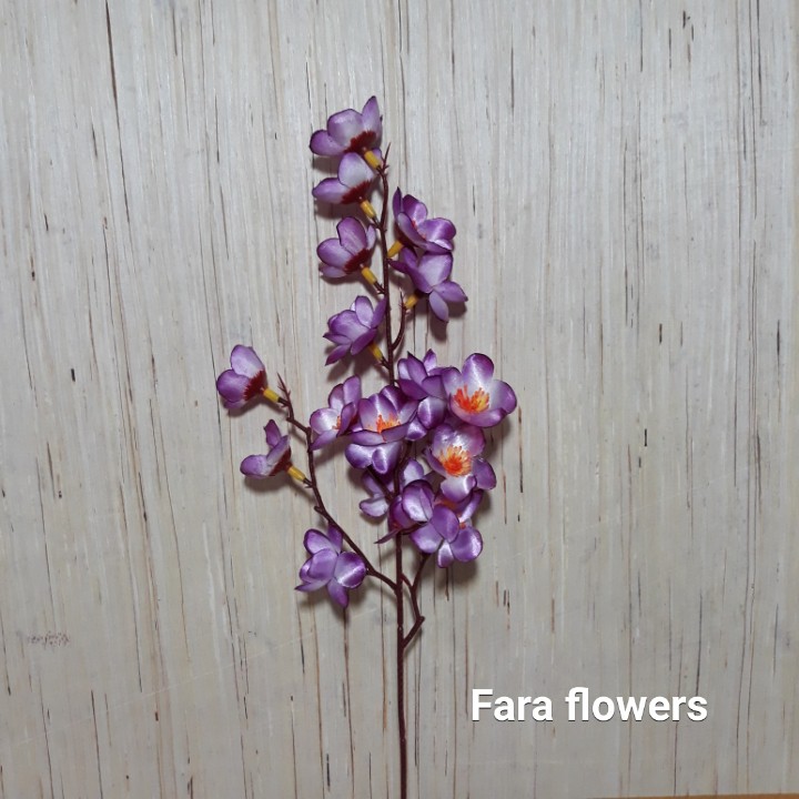 Bunga sakura cerry blossom bunga artifisial-Ungu
