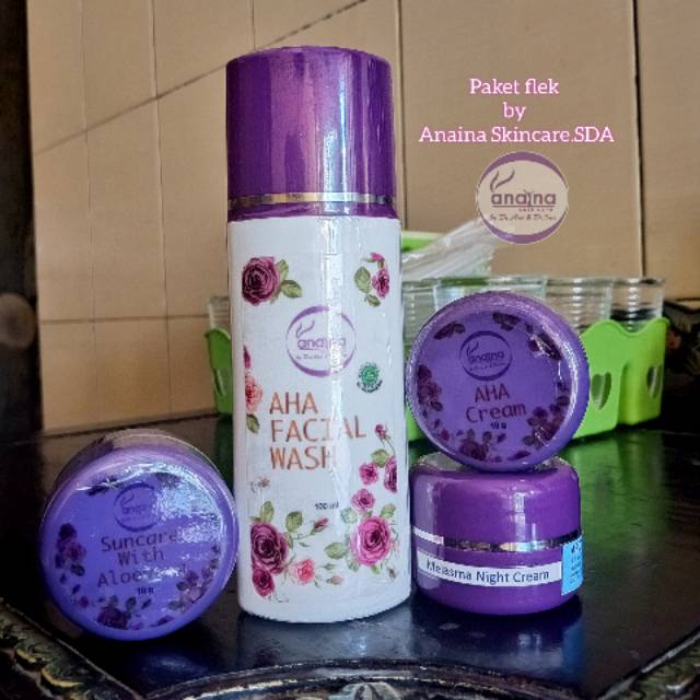 Paket Whitening Flek berat Anaina Skincare