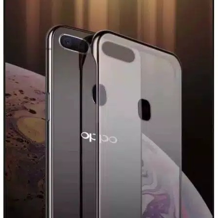 Hard Case OPPO A31 Frameless Transparent Matte Fingger Ring Casing