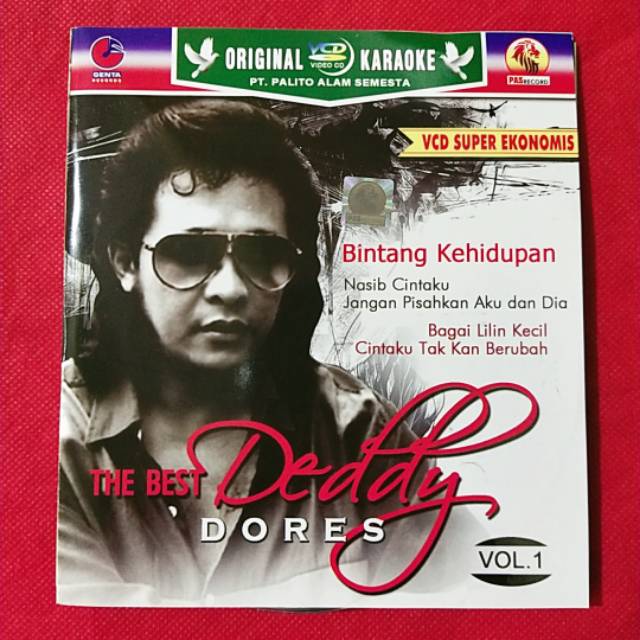 KASET MUSIK VIDEO VCD ORIGINAL LAGU DEDDY DORES BISA KARAOKE