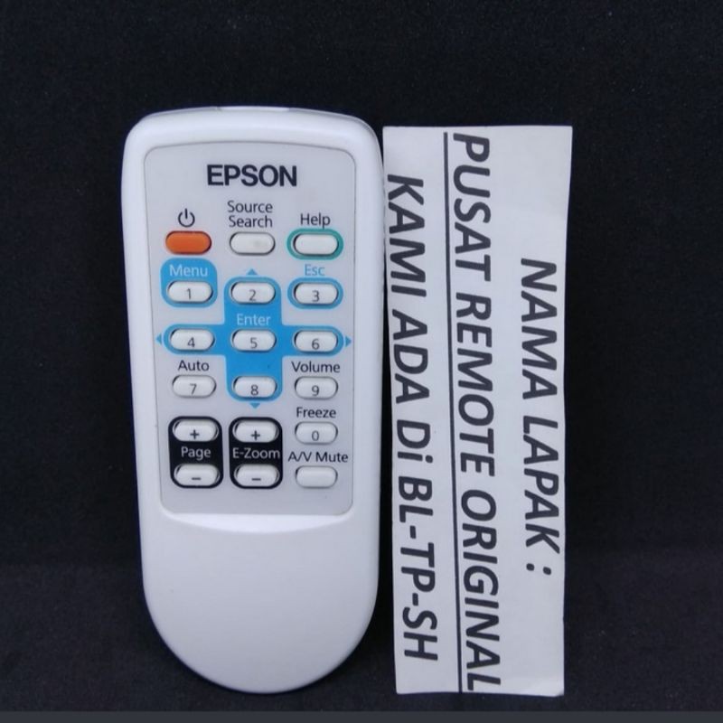 REMOTE REMOT PROYEKTOR PRJEKTOR EPSON KECIL ORIGINAL ASLI