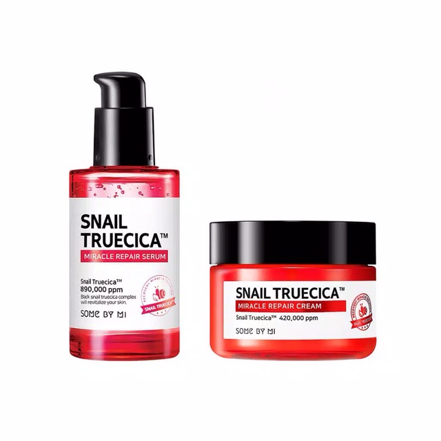 Paket Promo Some By Mi Snail Truecica Serum + Cream full size