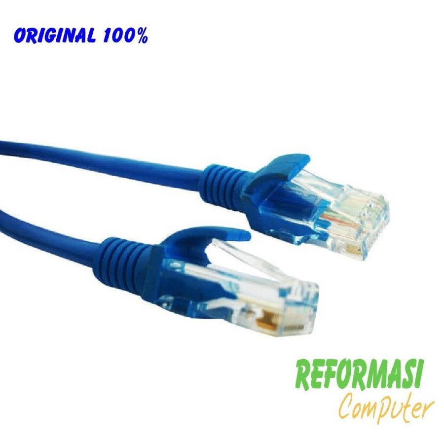 Kabel LAN UTP 3M RJ45 Cat 5e Cable 3 Meter terpasang konektor cat5e