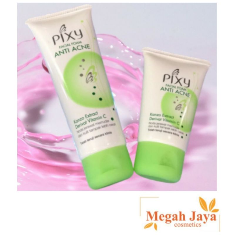 PIXY FACIAL FOAM ANTI ACNE 100 Gr &amp; 40 Gr @ MJ