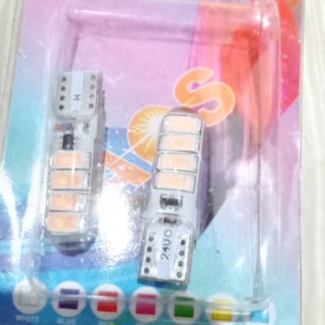 Sepasang Lampu Senja Kota Led T10 Truk 24 volt Kedip