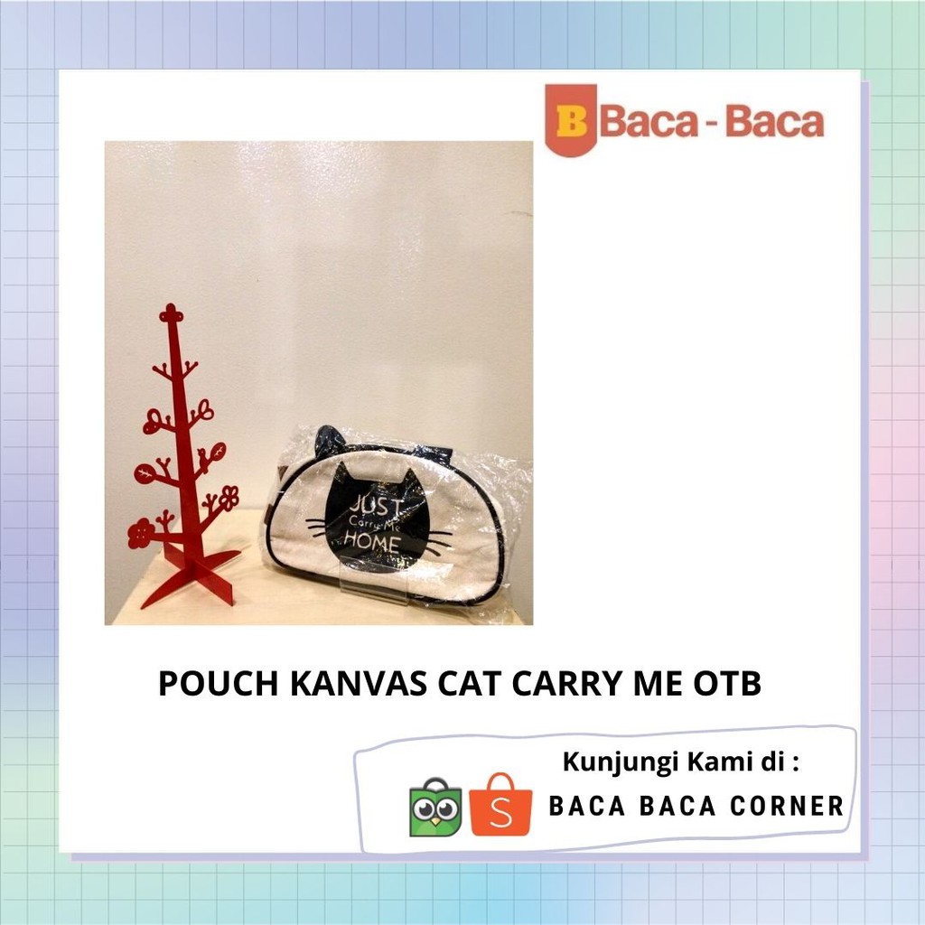 

POUCH KANVAS CAT CARRY ME OTB