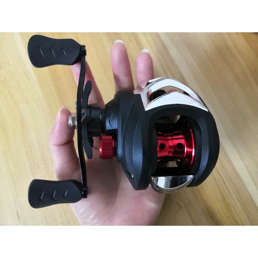 Baitcasting Reel BC reel 10kg Max Drag 7.2: 1 Tangan kiri/Tangan kanan 19+1BB CNC wire cup