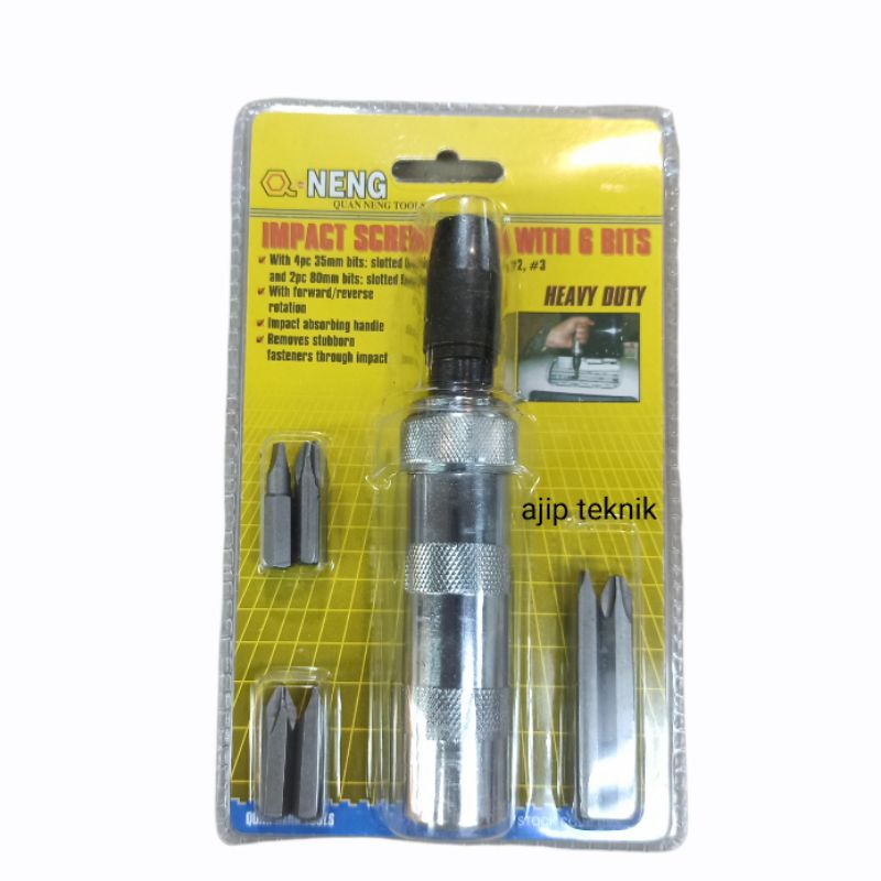 Obeng ketok obeng getok 7pcs vessel bagus