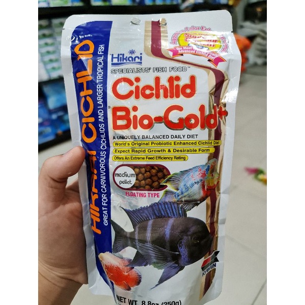 Jual Hikari Cichlid Bio Gold 250 Gr | Shopee Indonesia