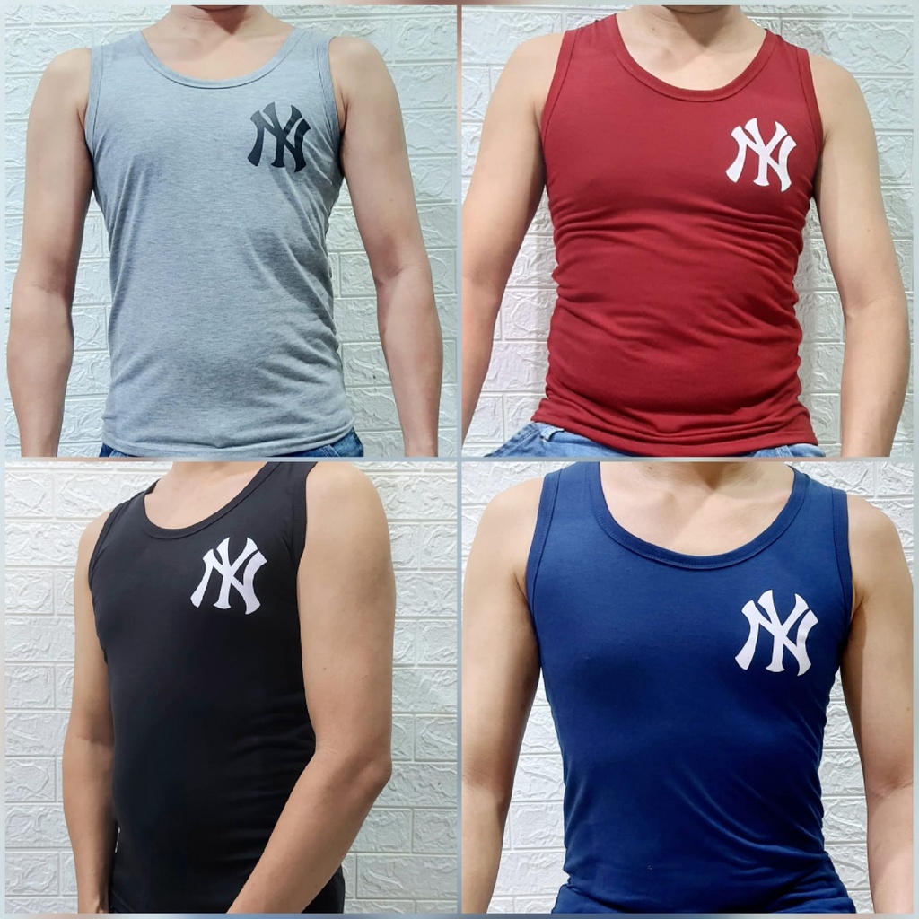 SINGLET PRIA NY/SINGLET PRIA DEWASA NY/SINGLET PRIA LOGO/PAKAIAN DALAM PRIA