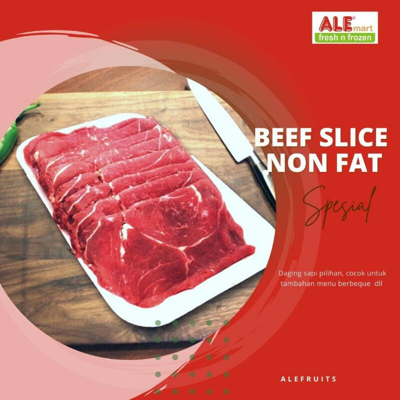

Sirloin daging non lemak slice,daging non lemak di slice beku.daging sirloin beku
