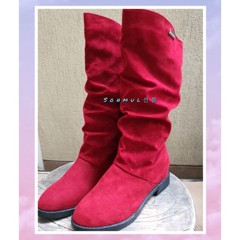 WOMAN WINTER MIDI SNOW BOOTS THERMAL SEPATU WANITA MUSIM DINGIN