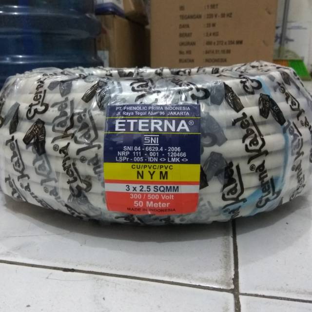 Kabel NYM Eterna 3x2,5mm Meteran