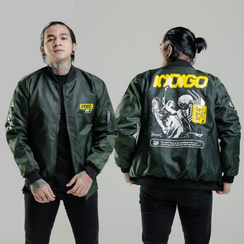 KMO Jaket Bomber Pria Terbaru / Jaket Parasut Pria Bomber