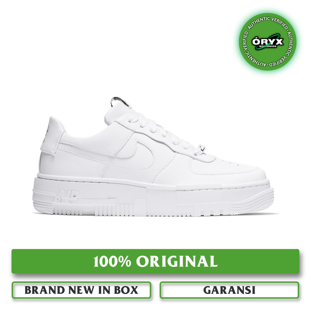 Nike Air Force 1 Pixel Triple White / Full White (CK6649-100) 100% ORIGINAL