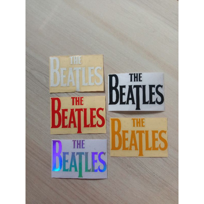 

stiker cutting the beatles