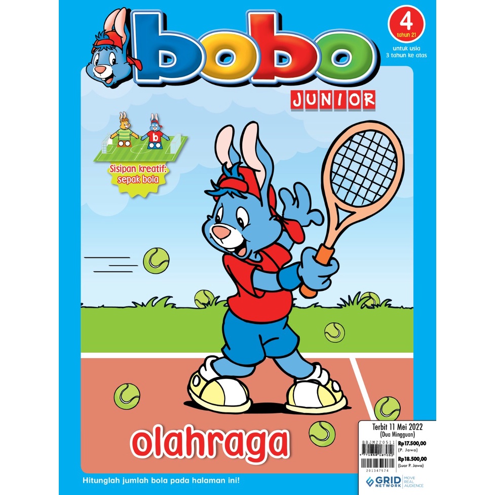 Majalah Anak Bobo Junior Mei 2022 Terbaru