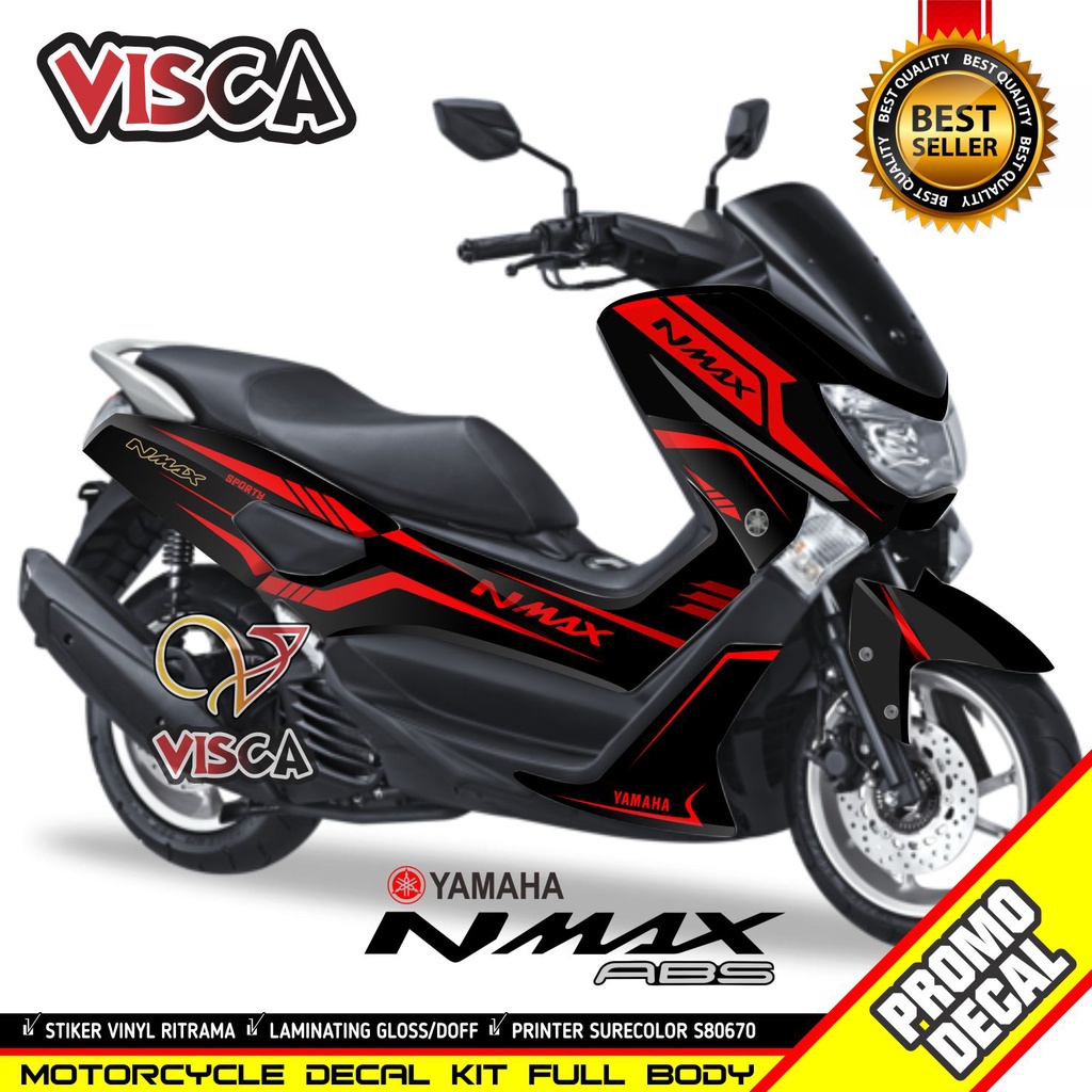 (Bisa COD )Decal Nmax Old Full Body Stiker Nmax Old Striping Nmax Old Sticker Nmax old Full Blok mot