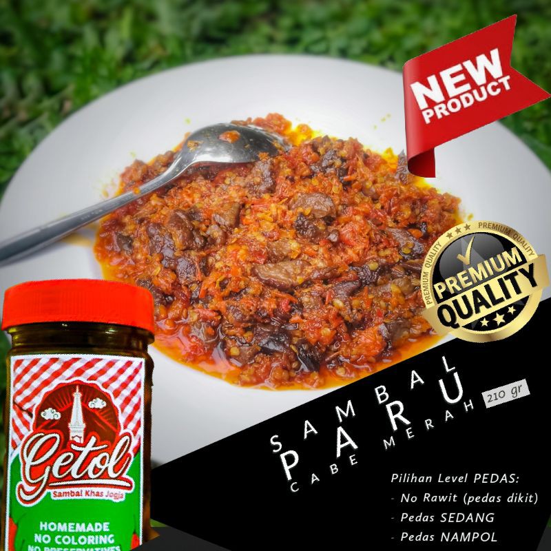 

Sambal PARU pedas enak laris / Getol sambel paru / sambal PARU cumi teri tongkol tuna bawang terasi