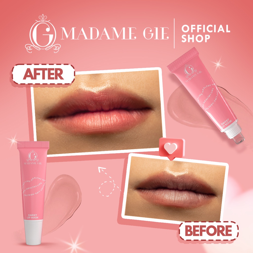 Madame Gie Sweet Lip Mask 10g | Pelembab Bibir