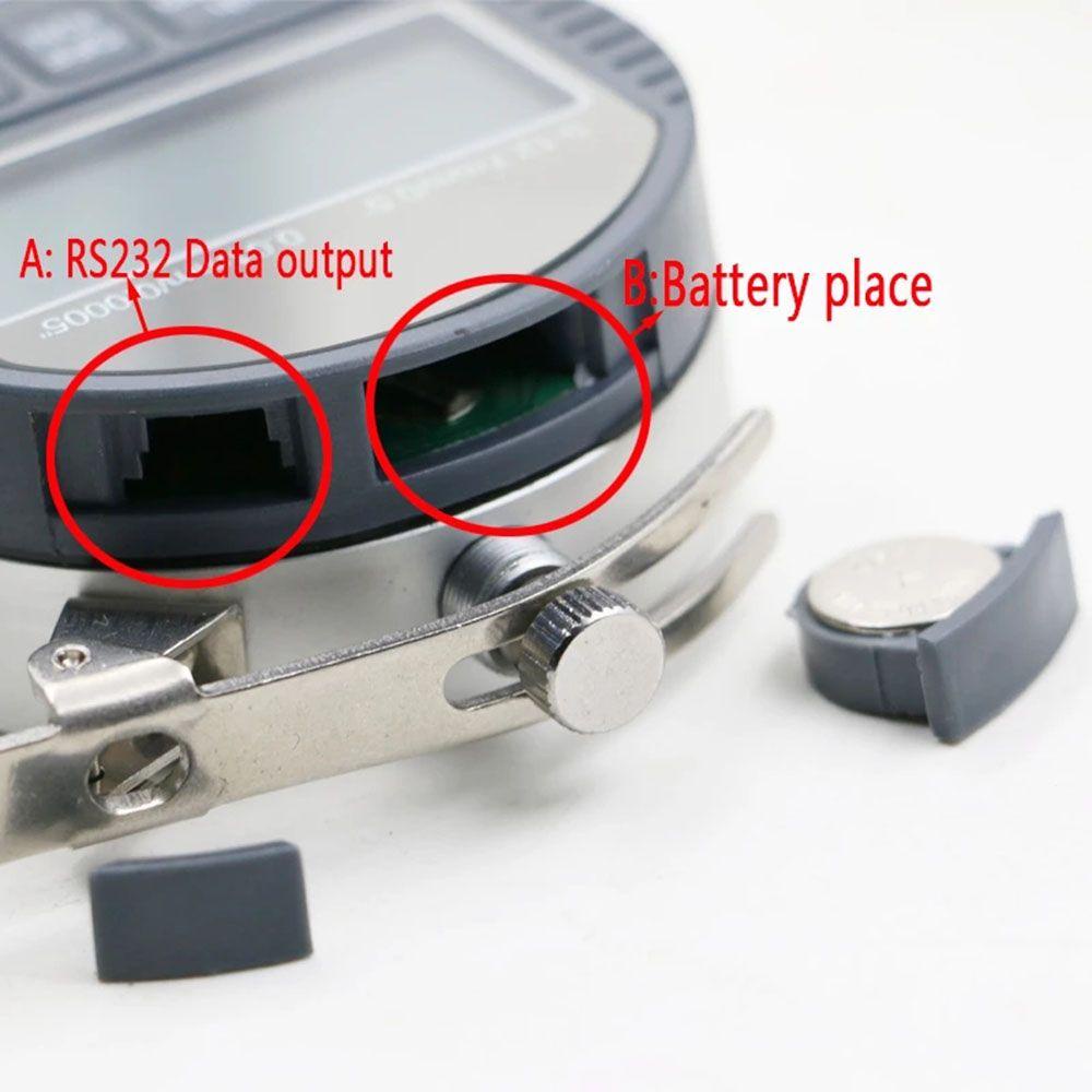 POPULAR Populer Tester Ketebalan Dengan RS232 Output Data Mikrometer Elektronik Dial Indikator Gauge Test Gauge Digital Micrometer