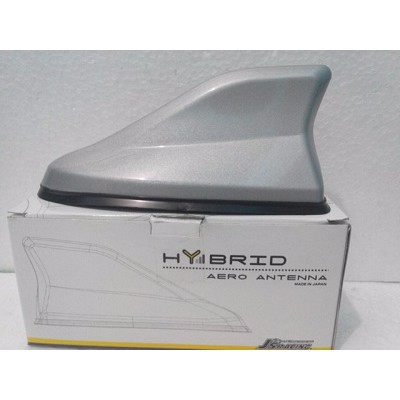 Antena Hybrid Sirip Hiu JS Racing Silver SUPER BEST QUALITY