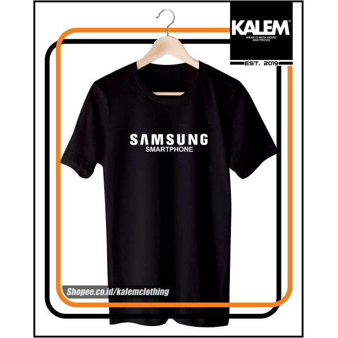 Kaos smartphone samsung logo kalem clothing