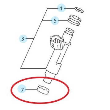 Cushion Seal Injector Suzuki Swift Old ASLI SGP!