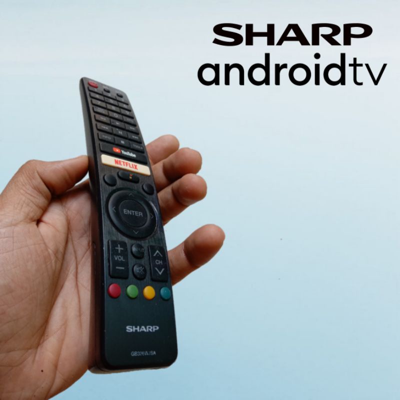 Remote Sharp Android LED TV 32 42 50 inch Google Assistant