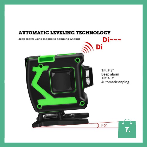 Hilda Mesin Laser Level Self Leveling 12 Line 3D - TGID625L6