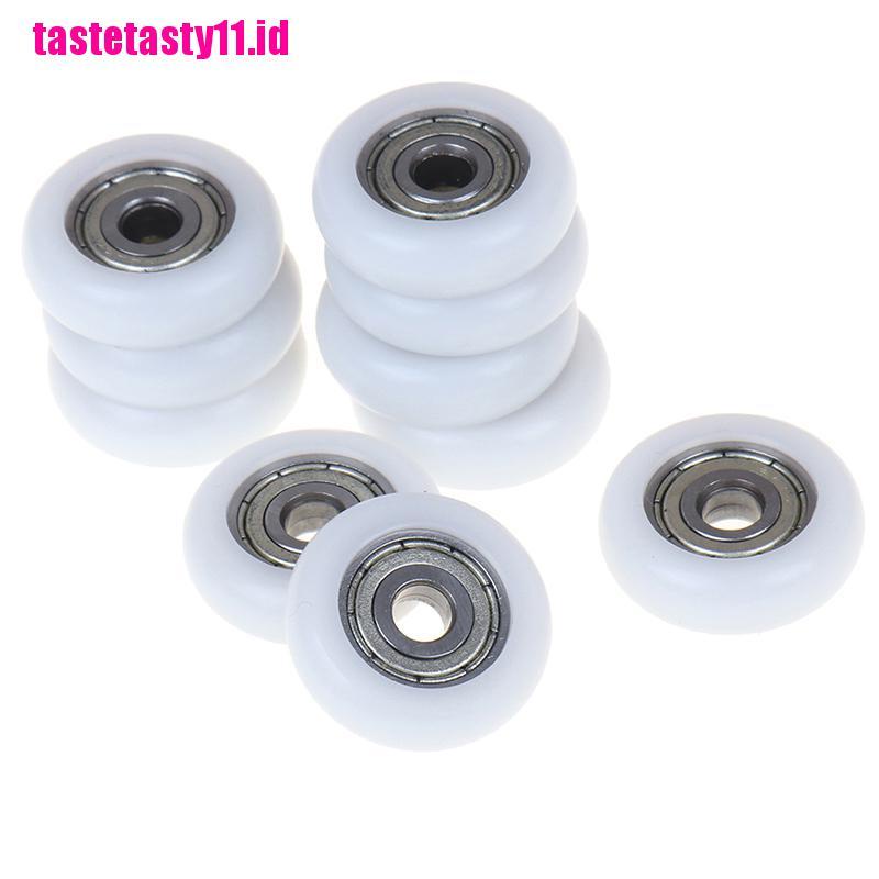 2 / 5 / 10pcs Roda roller Pintu Geser Pengganti Bahan Plastik Untuk shower