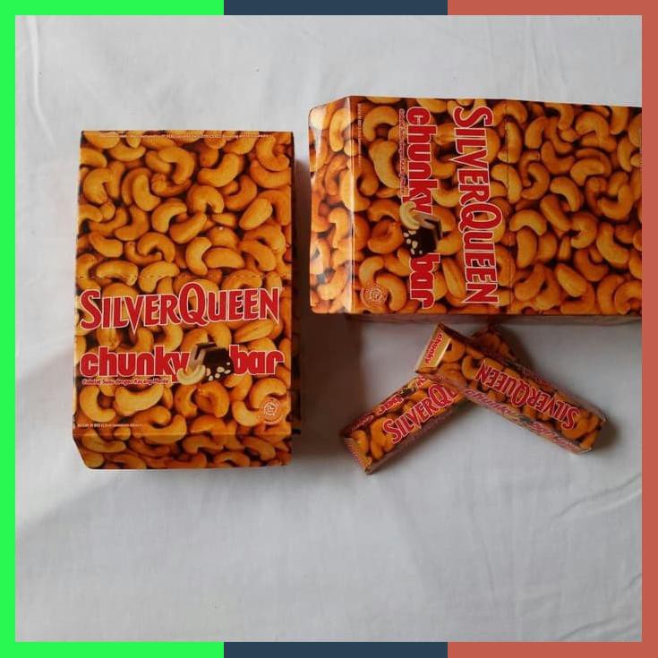 

Silverqueen Chunky Bar 33Gr 1 Box Isi 12Pcs