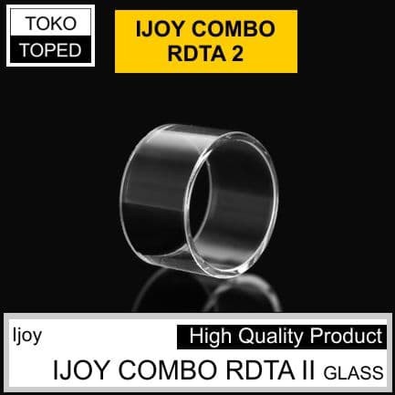koleksi tabung bahan kaca Ijoy Combo RDTAx 2 Replacemen | ii mm kaca pengganti warna glas