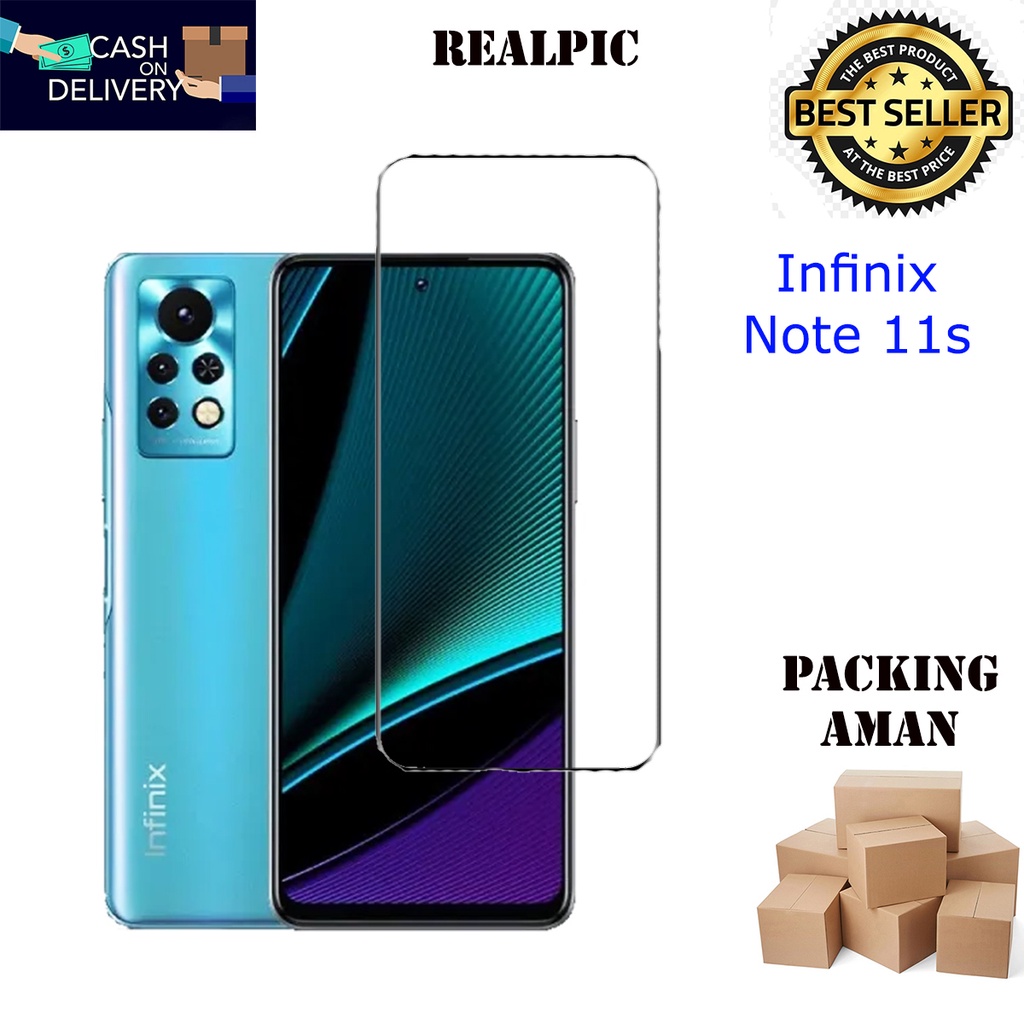 Tempered Glass Infinix Note 11s Screen Protector Anti Gores